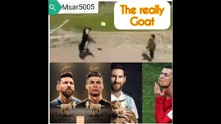 The really goat. Ronaldo or Messi Greatest of all times.ولا ميسي ولا رونالدو ال goat الحقيقي