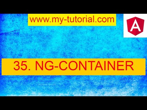 ng-container in angular