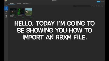 How to Import an RBXM File Into Roblox Studio