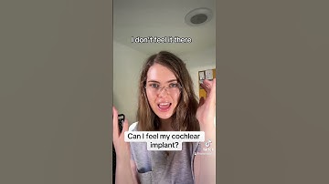 Can I feel my cochlear implant? #deafawareness #deaf #cochlearimplants #hearingloss