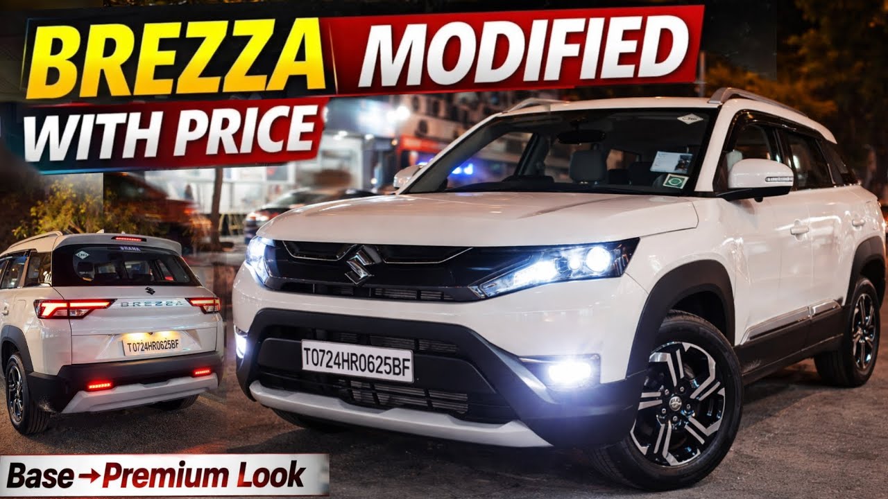 2026 Brezza Base to Top Modified With Price ✅ Brezza LXI Base to Top Modification With Price