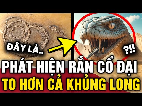 Phát hiện LOÀI RẮN MỚI có kích thước LỚN HƠN CẢ KHỦNG LONG T-REX cổ đại | Tin 3 Phút