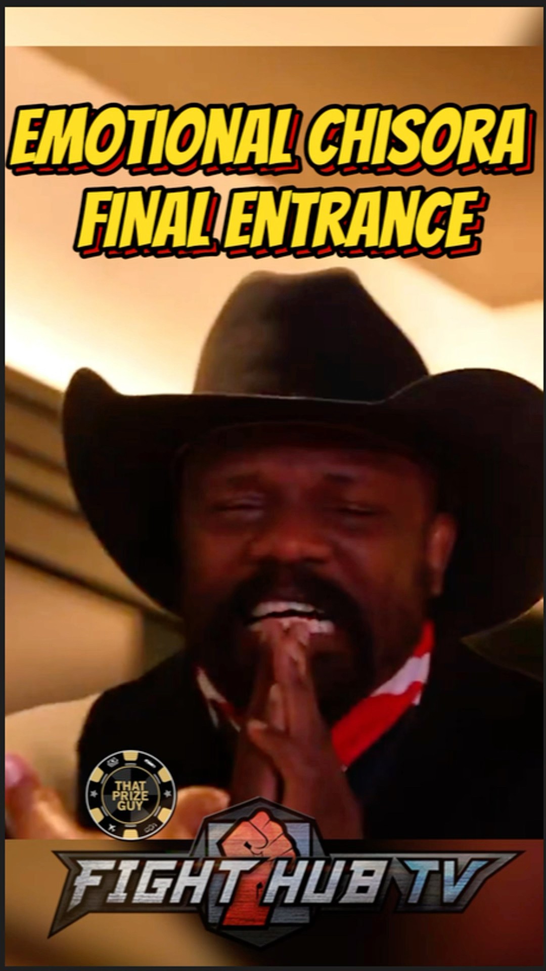 Derek Chisora in TEARS in emotional entrance for final fight!