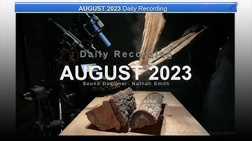 2023.08 Daily Recording - Sound Designer Nathan Smith