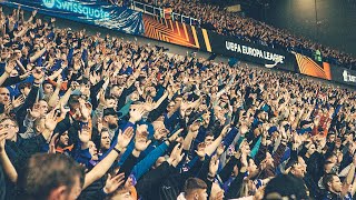 Rangers Fans vs Rb Leipzig (Europa League semi-final)