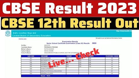 How to Check CBSE 12th Result 2023 ?Cbse 12th Result 2023 Kaise Dekhe?Cbse Result 2023 Class 12 Link