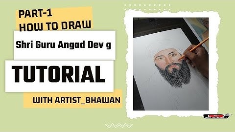 Drawing ✨️ Shri Guru Angad Dev ji | ✨️ ਸ਼੍ਰੀ ਗੁਰੂ ਅੰਗਦ ਦੇਵ ਜੀ 🙏 | Part-1 #Artist_Bhawan #viral #easy