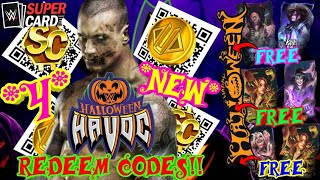 картинка: 4 *НОВЫХ* КОДОВ ПОГАШЕНИЯ HAVOC НА ХЭЛЛОУИН🎃🔥 *БЕСПЛАТНЫЕ* КАРТЫ EON!! WWE SuperCard