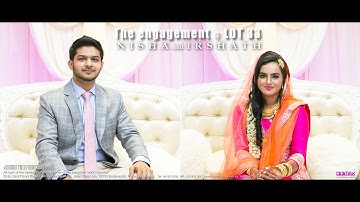 Indian Muslim Engagement of Nisha & Irshath @ Lot 33 by Digimax Video Productions