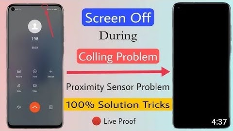 कॉल करते ही स्क्रीन ऑफ हो जाती है 😱 Tecno phone me sensar problem🙄 calling problem sensor screen off