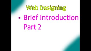 Web Designing (HTML Tags, Elements, Attributes) Part 2