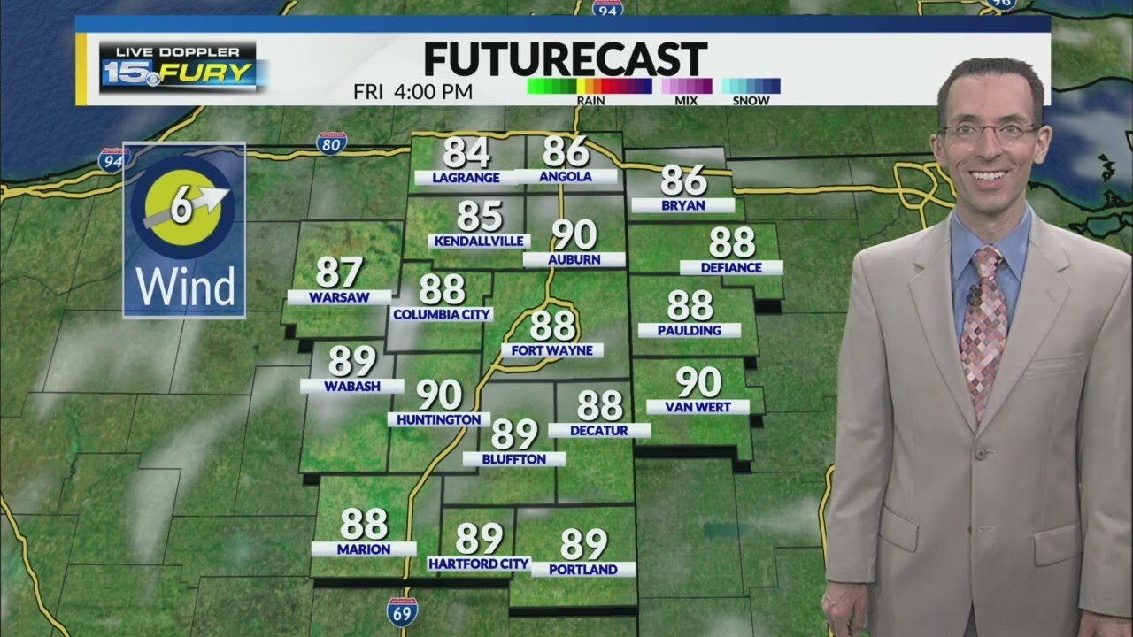 Severe storms possible tonight - YouTube