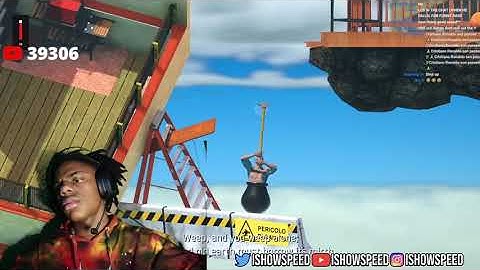 IShowSpeed Smashes Desk On Getting Over It😂