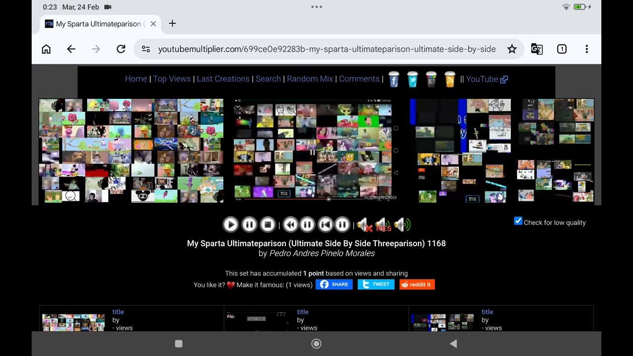 My Sparta Ultimateparison (Ultimate Side By Side Threeparison) 1167
