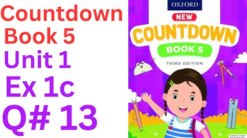 oxford countdown book class 5 Unit 1 Ex 1c || class 5 Unit 1 Ex 1c Q#13 💯 solution @ytacademy198