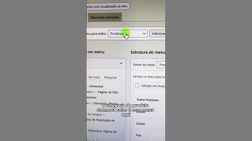 Colocando categorias de produtos no menu da sua loja virtual  WooCommerce ￼#wordpress #woocommerce