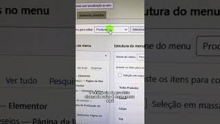 Colocando categorias de produtos no menu da sua loja virtual  WooCommerce ￼#wordpress #woocommerce
