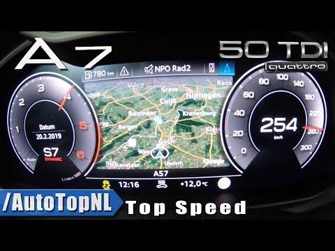 AUDI A7 Sportback 3.0 TDI ACCELERATION & TOP SPEED 0-254km/h by AutoTopNL