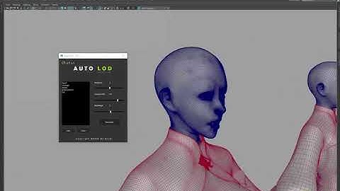 Maya Auto LOD Create
