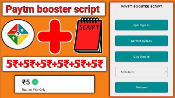 Today new refer bypass script || Coin adder script || Paytm booster script || money adder script 🤑