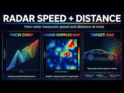 How radar measures speed and distance at once