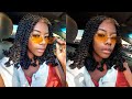 EASY Short Passion Twists!!  ft. Mayde Beauty Braids