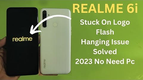 Realme 6i Stuck On Logo Flash | Rmx2040 Hang On Logo Solution Easy Method 2023