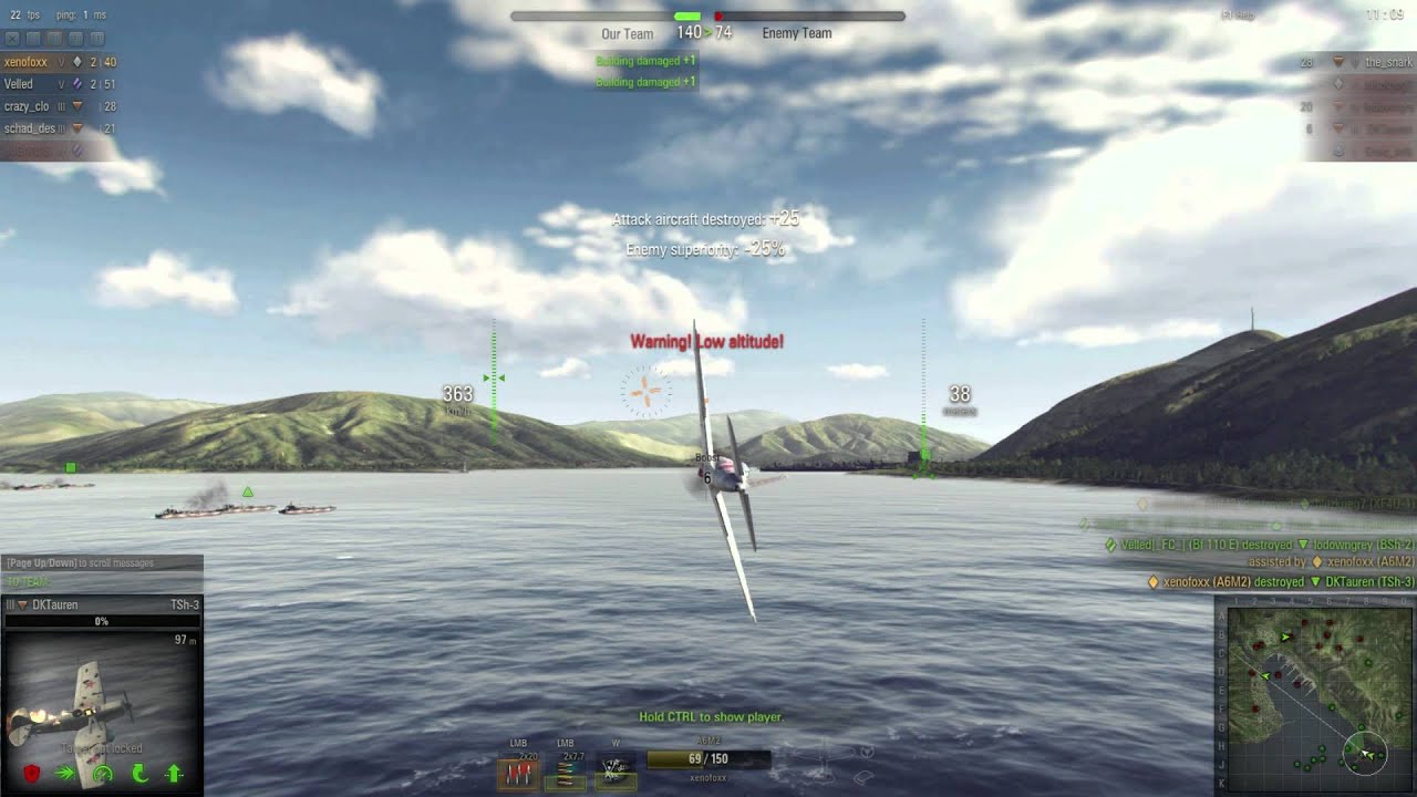 World of Warplanes - Japanese Fighter A6M2 Zero - YouTube