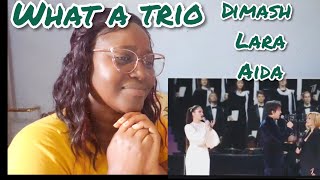 Dimash Qudaibergen, Lara Fabian,  Aida Garifullina - Ti amo cosi [ FIRST TIME REACTING