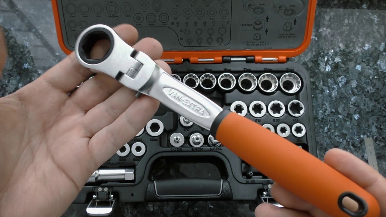 Набор проходных головок Bahco S530T. - YouTube