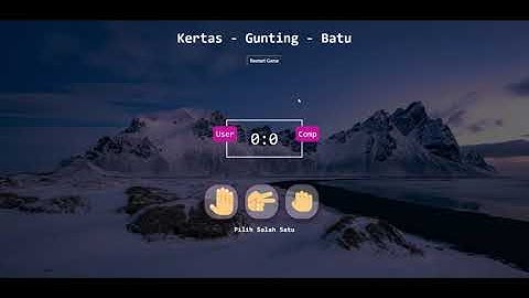 (TUTORIAL) Bermain Aplikasi Kertas Gunting Batu