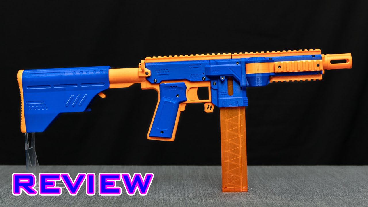 STL file Simple Nerf Gun for Rival Ammunition 🔫・3D printable model to  download・Cults