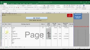 Lập dự toán trên Excel - Đơn giản & dễ sử dụng | Tin học HDJ