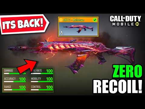 AK117 is Back with Powerful & Strongest Build!! (FAST ADS + NO RECOIL) AK117 Attachments COD Mobile