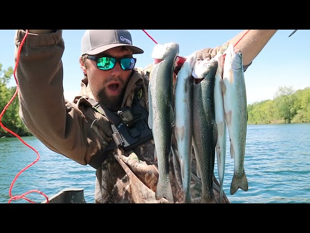 Trolling Cow Bells For Rainbow Trout (40 MINUTE LIMIT) 