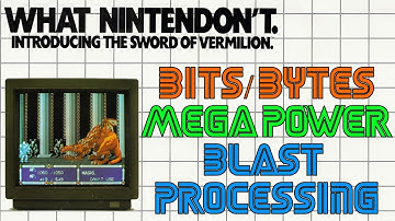 Blast Processing is REAL!? The Sega vs Nintendo ad war + Bits vs Bytes and Mega Power explained.