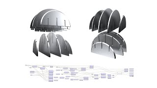 Interlocking Structure Parametric Architecture and Design Rhino and Grasshopper Tutorial