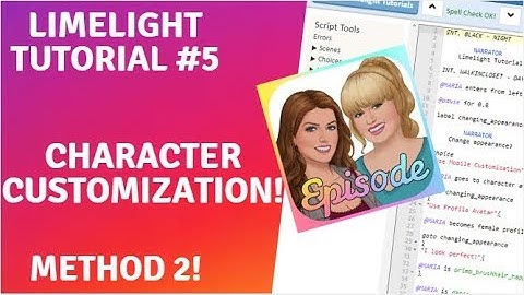 Limelight Tutorial #5 - Character Customization Method 2