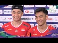 Thomas Cup 2024 | Fikri/Maulana&#39;s intense clash and triumph on Day 5