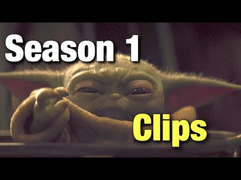 Baby Yoda Season 1 Episode (1-8) Best Moments The Mandalorian