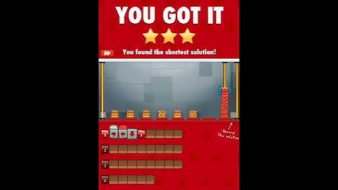 Cargo Bot - E-4 - Go the Distance - Shortest Solution