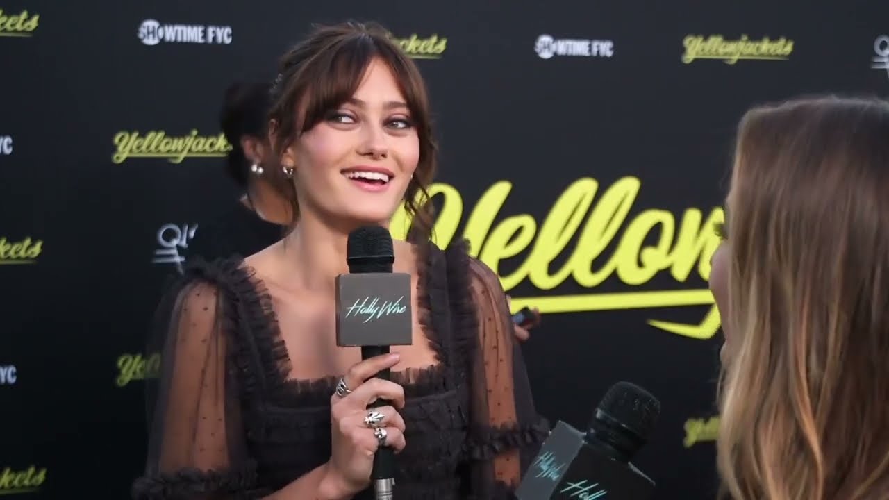 Ella Purnell's Behind The Scenes Shenanigans  On 'YellowJackets'! | Hollywire