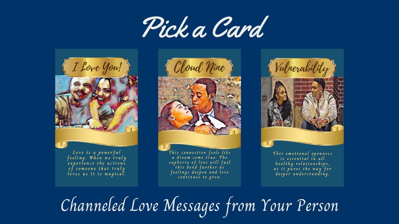 💕Pick a Card: Channeled Love Messages from Your Person/Soulmate/Twin ...