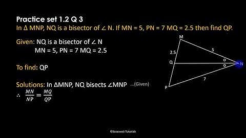 Similarity Class 10 SSC | Practice Set 1.2 | Question no 3 | Maharashtra Board #short_Solutions