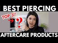 BEST PIERCING AFTERCARE PRODUCTS + PIERCING AFTERCARE TIPS!