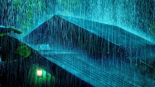 (NO ADS) Tin Roof Rain & Thunderstorm 🌙 The Ultimate Lullaby for Deep Sleep