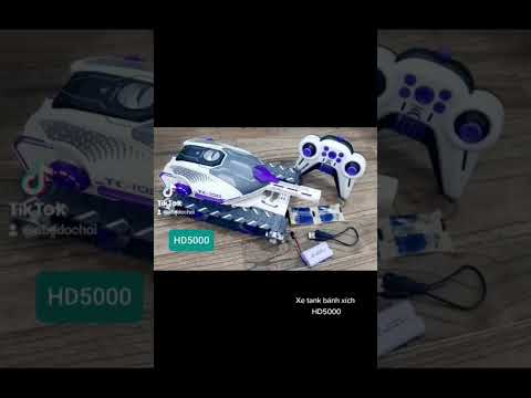 Video Tank điều khiển phóng bi thạch, bánh xích cao su, sóng... - youtube