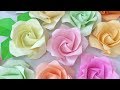 【折り紙】［難］×2 「1分ローズを折ってみた」【Origami】1minute Rose