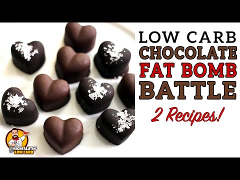 Low Carb CHOCOLATE FAT BOMB BATTLE - The BEST Keto Chocolate Candy Recipe!