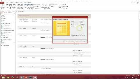 Access 2013 Report Wizard